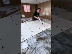 Instalação de folheado de madeira PVC