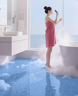 Epoxy Color Sand Pintura auto-nivelação para piso de concreto Material de construção Pintura de piso revestimento líquido piso