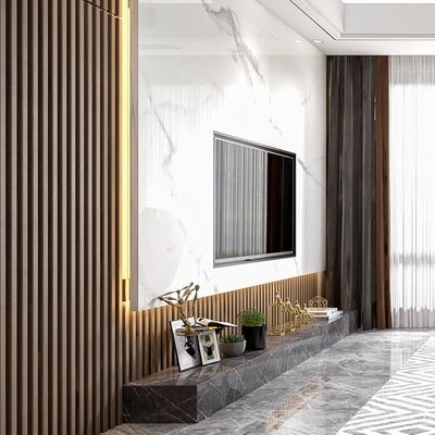 Amostra Grátis de Painel Frisado WPC à Prova de Fogo com 20 Anos de Vida Útil Garantida