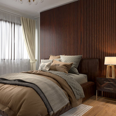 Amostra Grátis de Painel Frisado WPC à Prova de Fogo com 20 Anos de Vida Útil Garantida