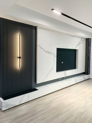 Fácil Instalação painel de parede wpc exterior 2.9m / 3m / comprimento personalizado com clips e parafusos