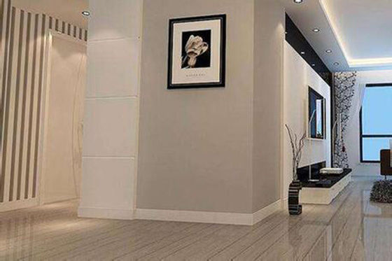 Rodapé de plástico branco durável à prova d'água, proteção contra fogo