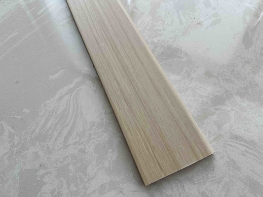 Linha de proteção anti-arranhões e flexível de madeira de PVC para proteção de baixa manutenção