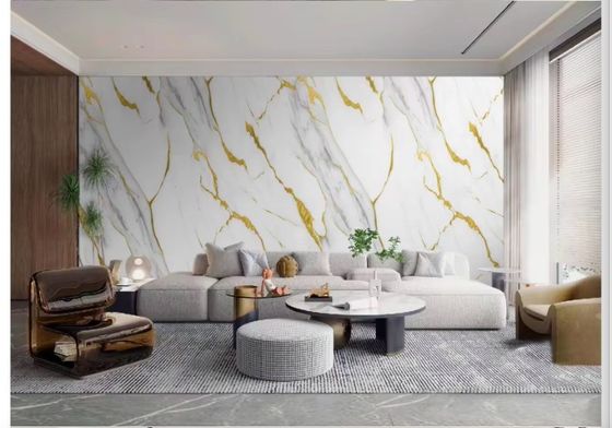 Folhas de mármore UV sólido Pvc impermeável para decoração de parede 1220х2440х3mm