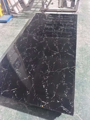 Painéis de parede de mármore à prova d'água de placas de PVC UV painéis decorativos de alto brilho