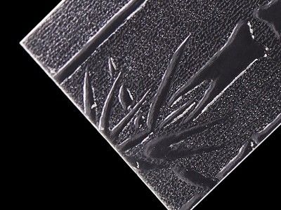 Folhas de poliestireno de textura de 2 mm para porta de chuveiro Vários padrões Folhas PS claras para divisórias