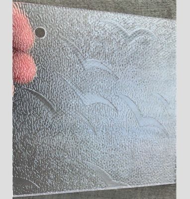 Folhas de plástico PS decorativas Folhas de poliestireno coloridas em relevo Folhas GPPS Padrão Folha de plexiglás