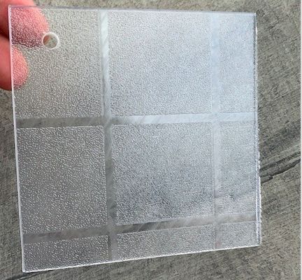 Folhas de plástico PS decorativas Folhas de poliestireno coloridas em relevo Folhas GPPS Padrão Folha de plexiglás