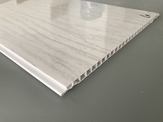painéis de madeira lisos do PVC do peso 2.5kg de alto brilho para o teto do apartamento