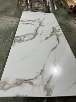 1.22×2.44m 2mm Folha UV de mármore Estampagem a quente