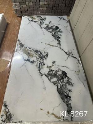 1.22×2.44m 2mm Folha UV de mármore Estampagem a quente