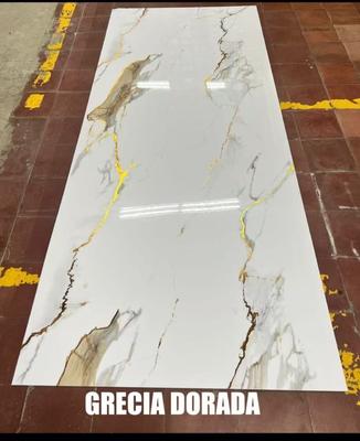 novas laminas pvc UV marmol folhas de mármore 3D UV populares planchas de mármore drywall SPC painel de parede decorativo