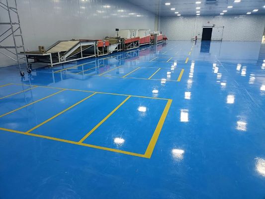 Dureza piso de mármore epóxi Pintura de piso auto-nivelação ecológica Revestimento de piso de areia de cor de resina epóxi barata