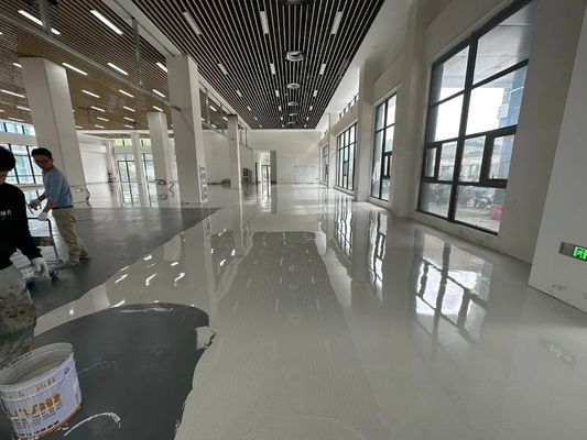 Revestimento de areia epóxi colorido Piso com efeito mármore barato Piso de resina epóxi casa Tinta de piso autonivelante areia colorida boa escolha para piso de academia