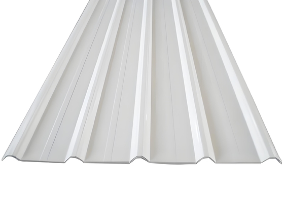 Folhas de telhado de UPVC de alta qualidade Cor branca T1070 Folha de telhado de UPVC Folhas de telhado de ondas Material de telhado de PVC barato