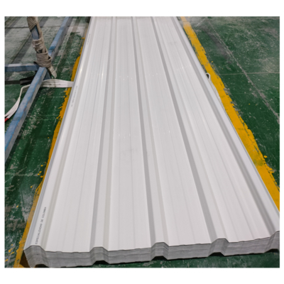 Folhas de telhado de UPVC de alta qualidade Cor branca T1070 Folha de telhado de UPVC Folhas de telhado de ondas Material de telhado de PVC barato