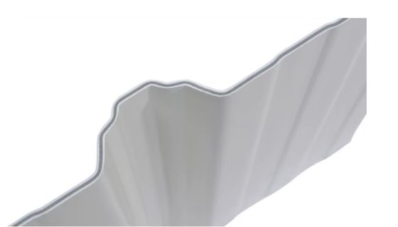 T1130 chapa de telhado de UPVC ondulado de cor branca chapas de telhado de UPVC multicamadas duráveis de UPVC plástico telhado ecológico fornecedor de painéis de telhado de onda