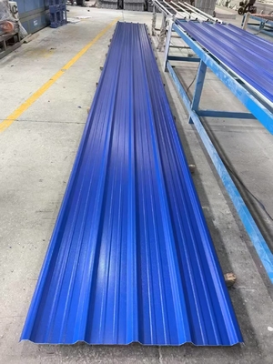 Material de cobertura de armazém chapas de UPVC de 2mm telhas de UPVC para cobertura de fábrica Chapa ondulada de PVC branca de longa duração