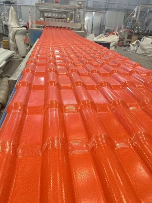 Material de cobertura de armazém chapas de UPVC de 2mm telhas de UPVC para cobertura de fábrica Chapa ondulada de PVC branca de longa duração