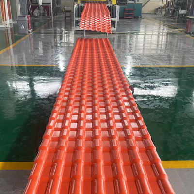 Telha de telhado de PVC ASA à prova d'água, chapas de cobertura de UPVC plástico para galpão, painel de telhado de PVC sintético espanhol, material de cobertura de cor durável anti-UV
