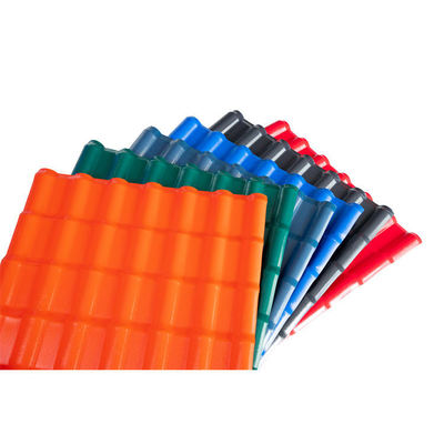 Telhas de cobertura onduladas de PVC externas à prova de fogo e anti-UV Telhas de plástico UPVC populares Telhas sintéticas com revestimento ASA