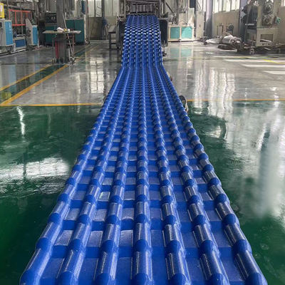 1050mm Largura Techo de plástico ondulado ASA Pvc telhados UV resistente UPVC folhas de telhado