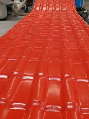 ASA UPVC telhado telhas folhas de telhado de plástico populares Colonial exterior cor espanhol