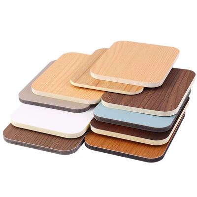 Painel de parede de PVC grande de madeira de 8 mm 4 pés * 8 pés para folha de cristal de carbono decorativa de parede interna