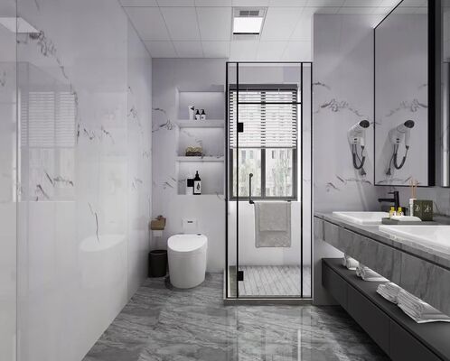 Carbono Placa de cristal 5mm painéis de facetas decorativas para decoração interior