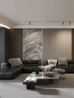 Popular painel de vidro de carbono Pvc Veneer de madeira China Tipo de madeira Pvc para parede interior Folha de vidro de carbono com espessura de 8 mm