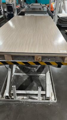 1220×2440mm Painel de fibra de carbono de vidro de pedra de carbono PVC Folha para parede interior, fábrica de PVC, folheado de madeira