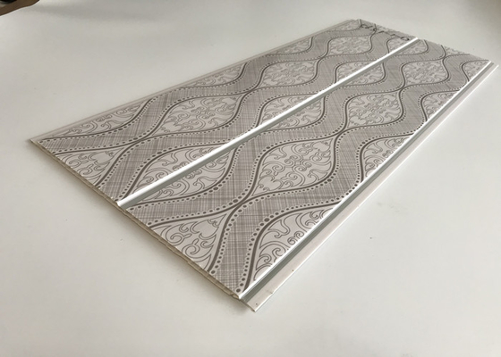 Uso comercial Painéis de teto e parede em PVC à prova d'água com ranhuras de 200 mm de largura para cozinhas