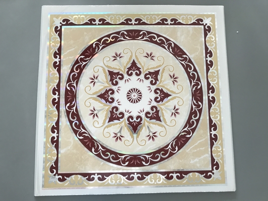 Fogo - × laminado Pvc resistente da função 603 da placa do teto da gipsita multi 603 milímetros