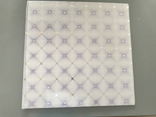 Fácil instale/espessura limpo das placas 7mm do teto do PVC que brilha o projeto roxo