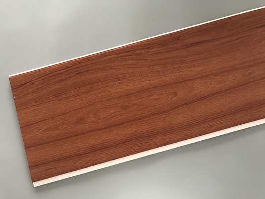 A estratificação de madeira amigável do plástico do PVC de Eco almofada o × liso 5.95m do × 8mm da forma 250