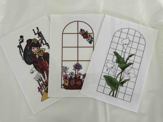 Impressão UV folhas de poliestireno impressão 3D folhas PS decorativas painel publicitário de cor branca