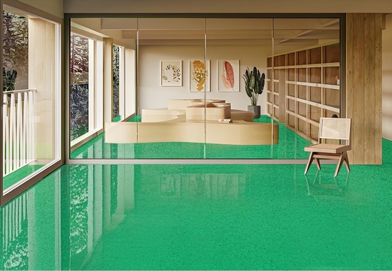Revestimento de areia epóxi colorido Piso com efeito mármore barato Piso de resina epóxi casa Tinta de piso autonivelante areia colorida boa escolha para piso de academia