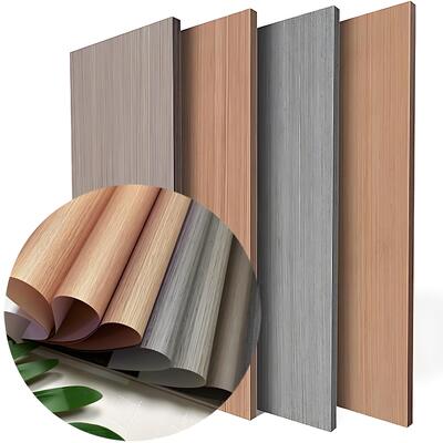 Painel de parede com folheado de madeira PVC 4*8 pés painel de parede decorativo painel de parede grande pvc para decoração de interiores placa de espuma PVC